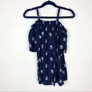 Old Navy Kids Floral Smocked Off The Shoulder Top
